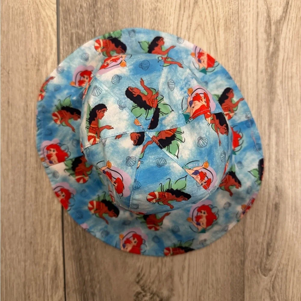 Disney Princess Ariel and Moana  Character Bucket Hat